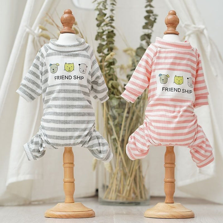 Pet Soft And Comfortable Home Clothes Small Dog Pajamas Base Coat