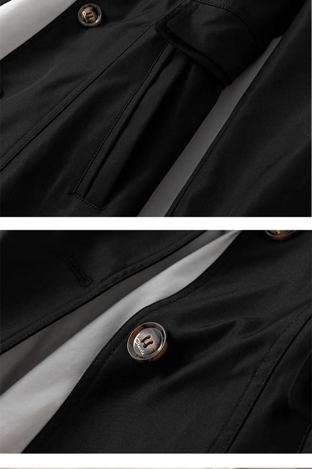 Trench coat women's new spring and autumn coat Korean style slim long