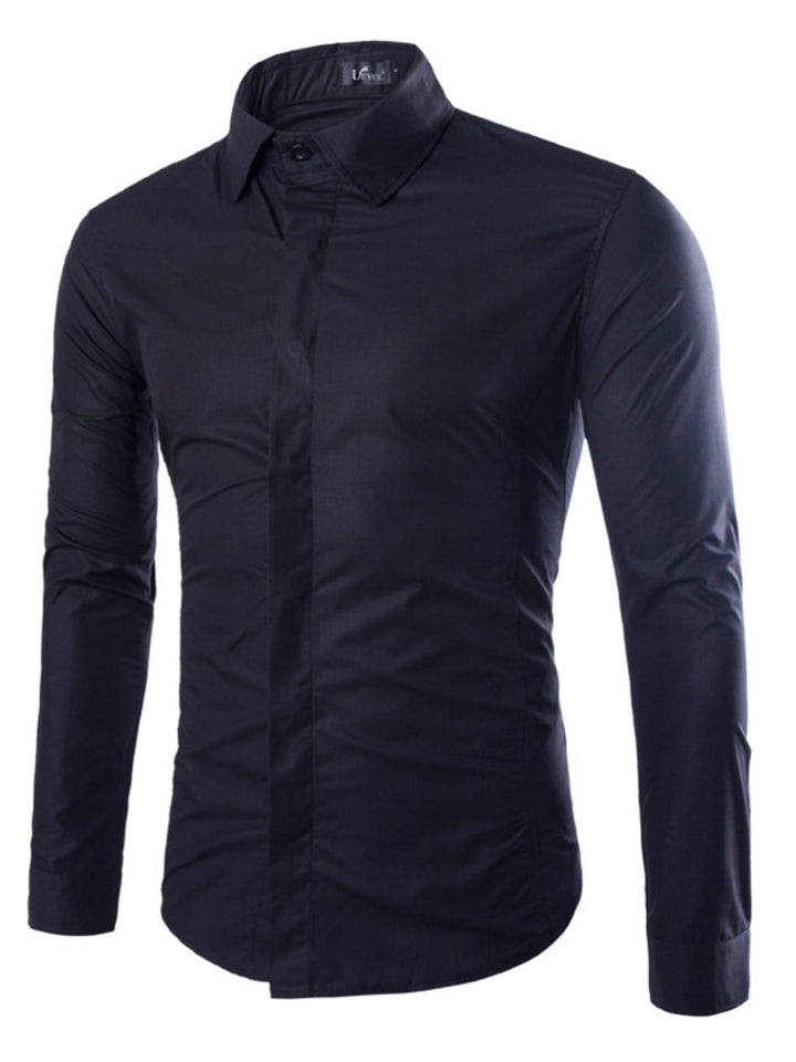 Men's Plus Size Classic Fit Long Sleeve Shirt
