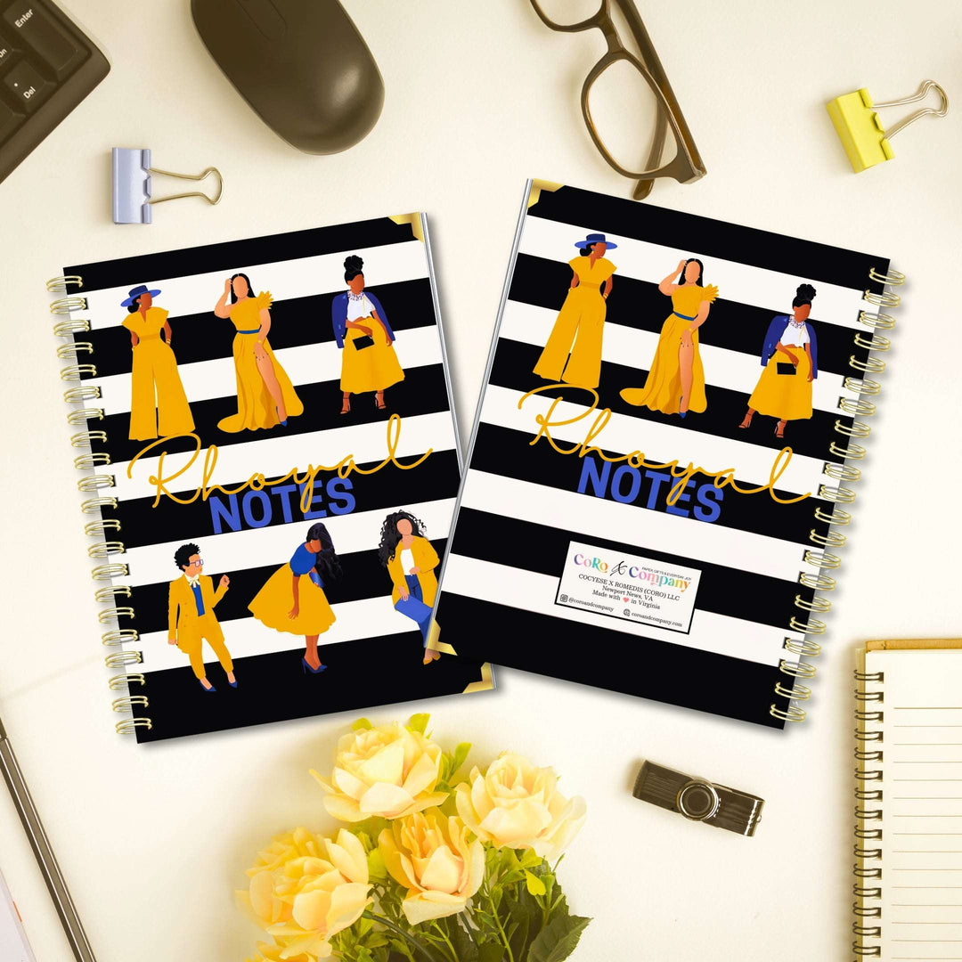 Rhoyal Notes Sorority Keepsake Notebook