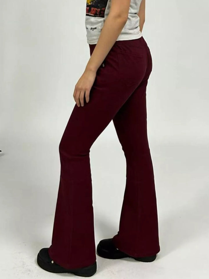 High-Waisted Flare Jeans