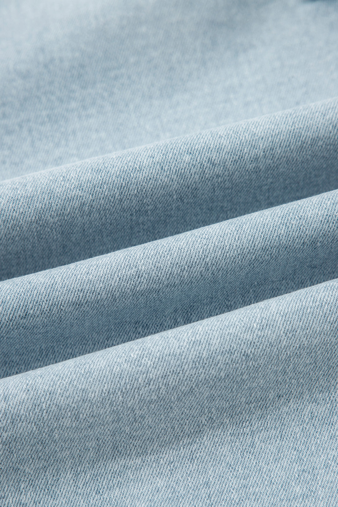 Beau Blue Frayed Cropped Straight Jeans