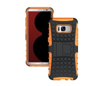Tire pattern S8 mobile phone case S8 Plus anti-fall water jacket Two-in-one shatter-resistant bracket