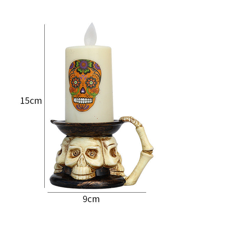 Halloween simulation candle decoration light