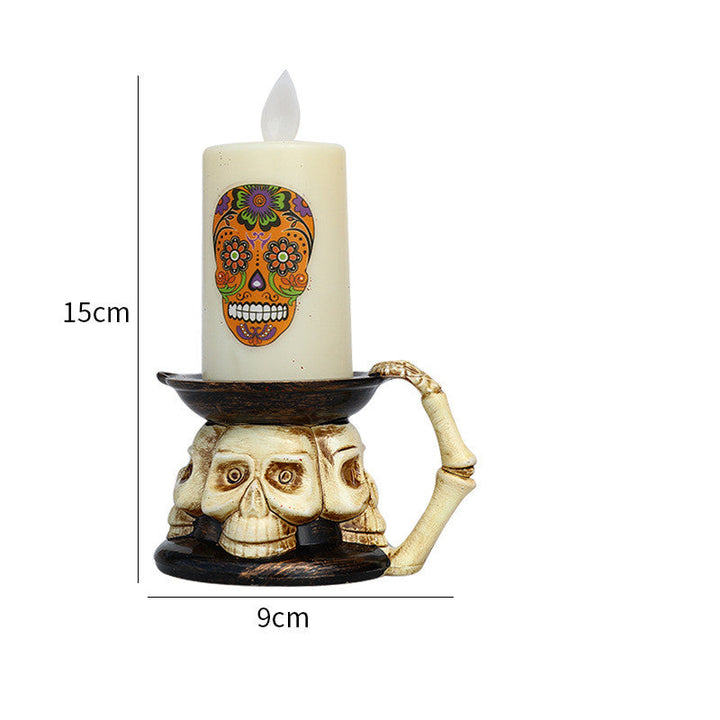 Halloween simulation candle decoration light