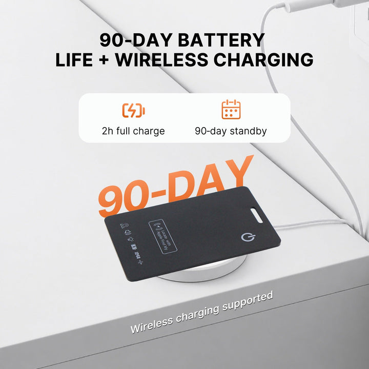 Smart Card Tracker For Find My, Anti-Lost Locator IP68 Waterproof Built-in Speaker, 90-Day Battery Life, Ultra-Slim Wallet Tracker
