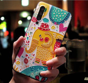 Compatible with Apple , Three-dimensional Embossed Phone Case