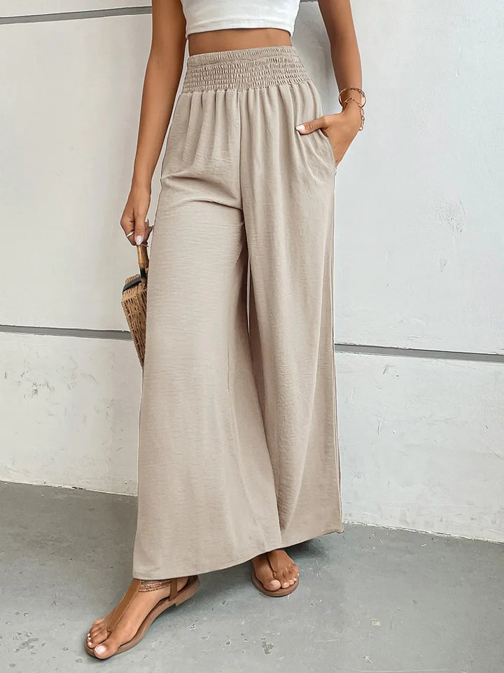 Perfee Wide Leg Pants with Pockets