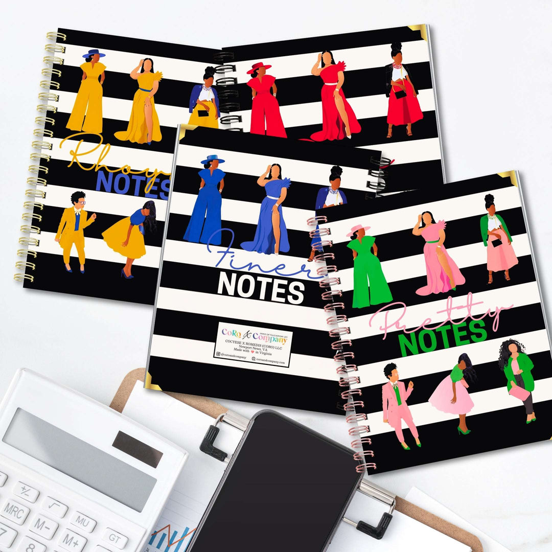 Diva Notes Sorority Keepsake Notebook