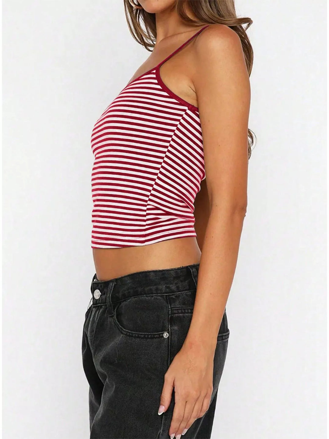 Striped Scoop Neck Cami