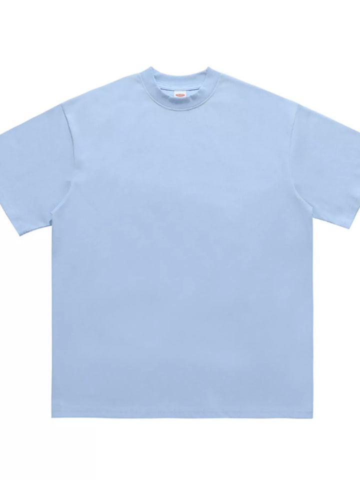Men's Oversized Solid Color Crew Neck T-Shirt
