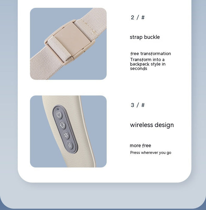 Shoulder And Neck Massage Instrument Neck Massager Neck Lifting Hot Compress Dredging Neck Trapezoid Muscle Clip Kneading
