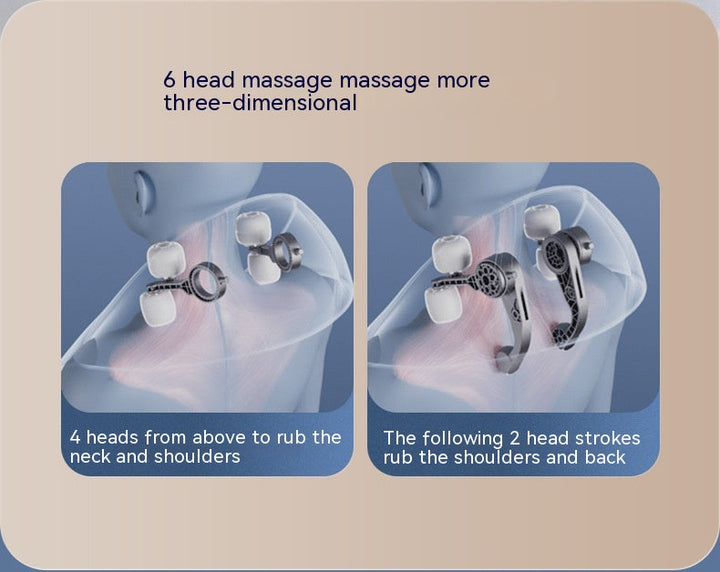 Shoulder And Neck Massage Instrument Neck Massager Neck Lifting Hot Compress Dredging Neck Trapezoid Muscle Clip Kneading