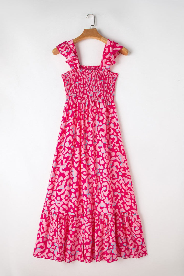 Boho Printed Midi Dress