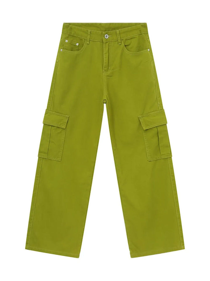 Wide Leg Cargo Jeans