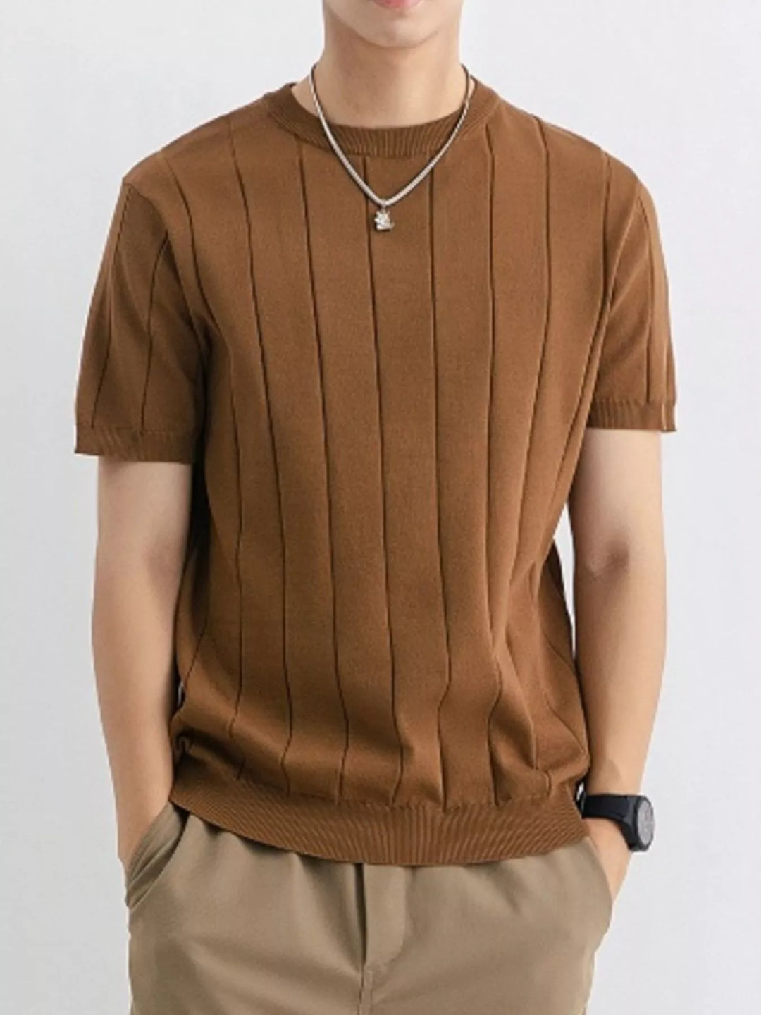 Men's Plus Size Breathable Short Sleeve T-Shirt