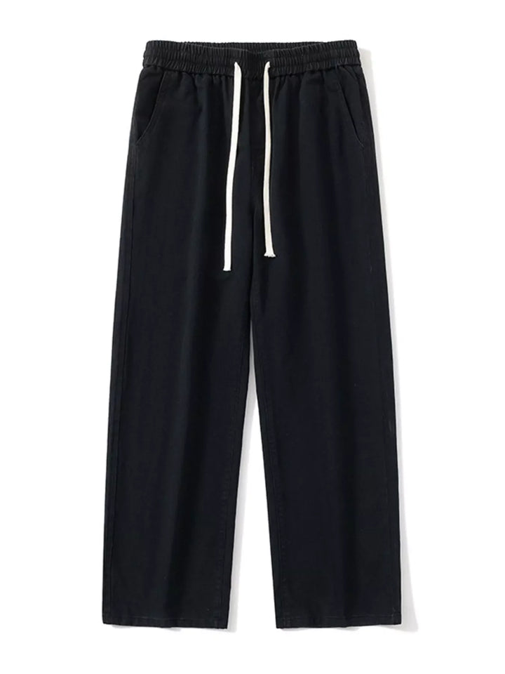 Men's Full Size Relaxed Fit Drawstring Pants Plus Size
