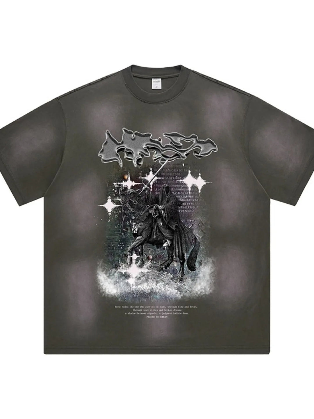 Men's Graphic Round Neck Short Sleeve T-Shirt