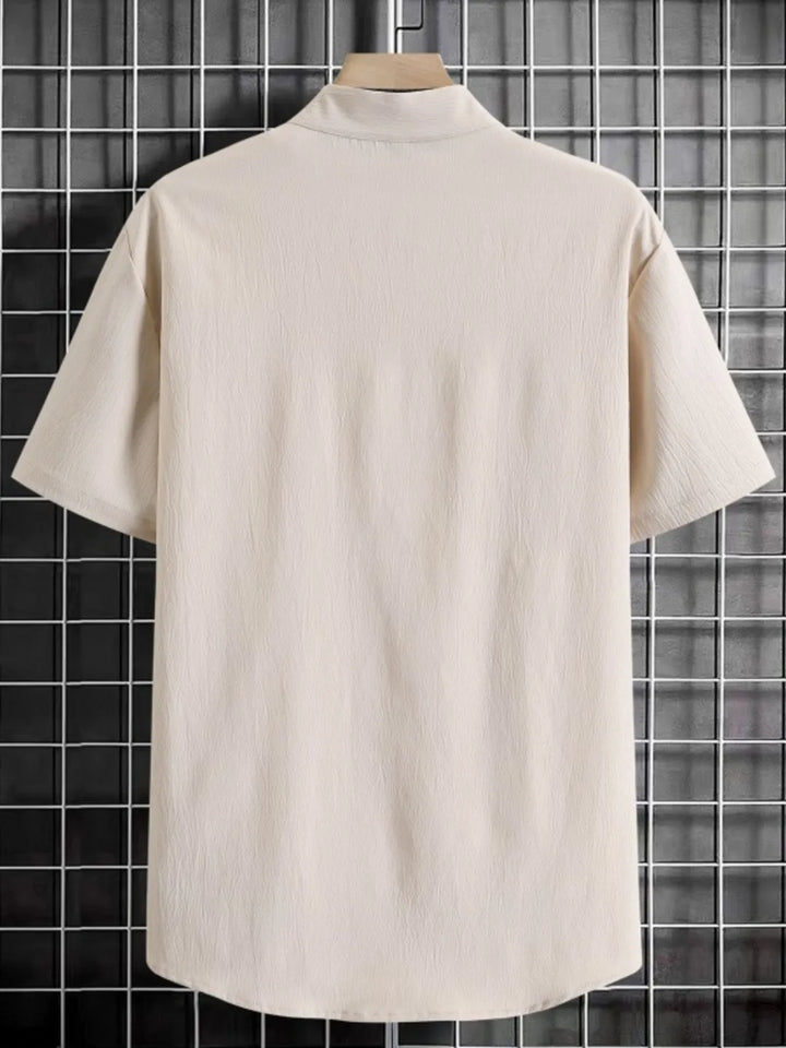 Men's Button Up Short Sleeve Shirt