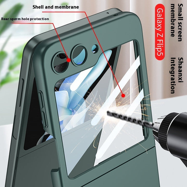 Phone Case Folding Screen Film Integrated All-inclusive Drop-resistant Protective Cover Ultra-thin Matte Cover