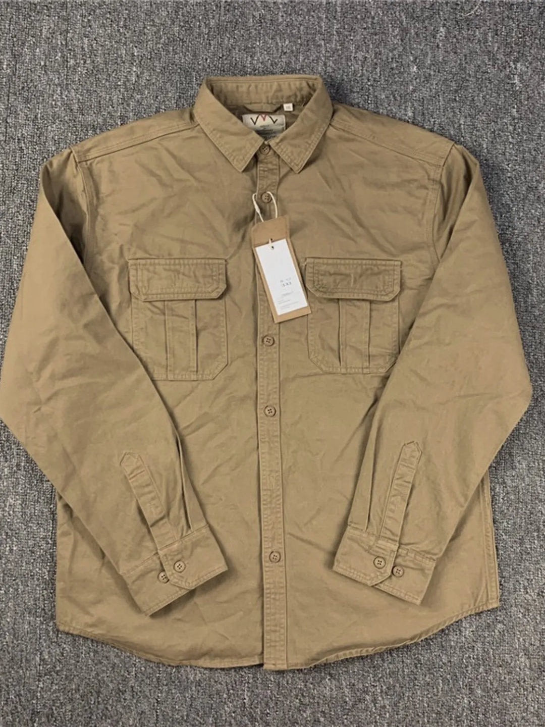 Men's Plus Size Button Up Long Sleeve Shirt