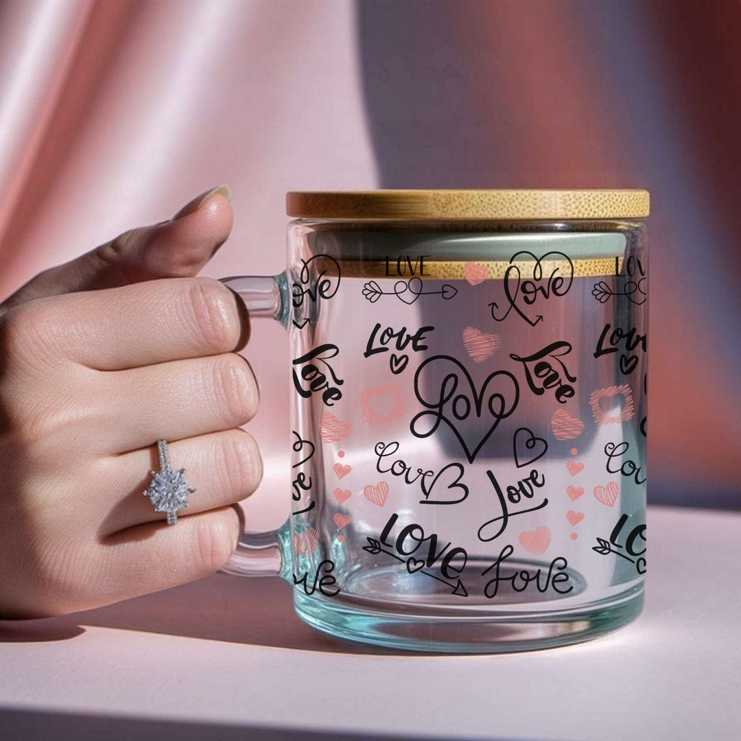 Love Notes Glass Cup