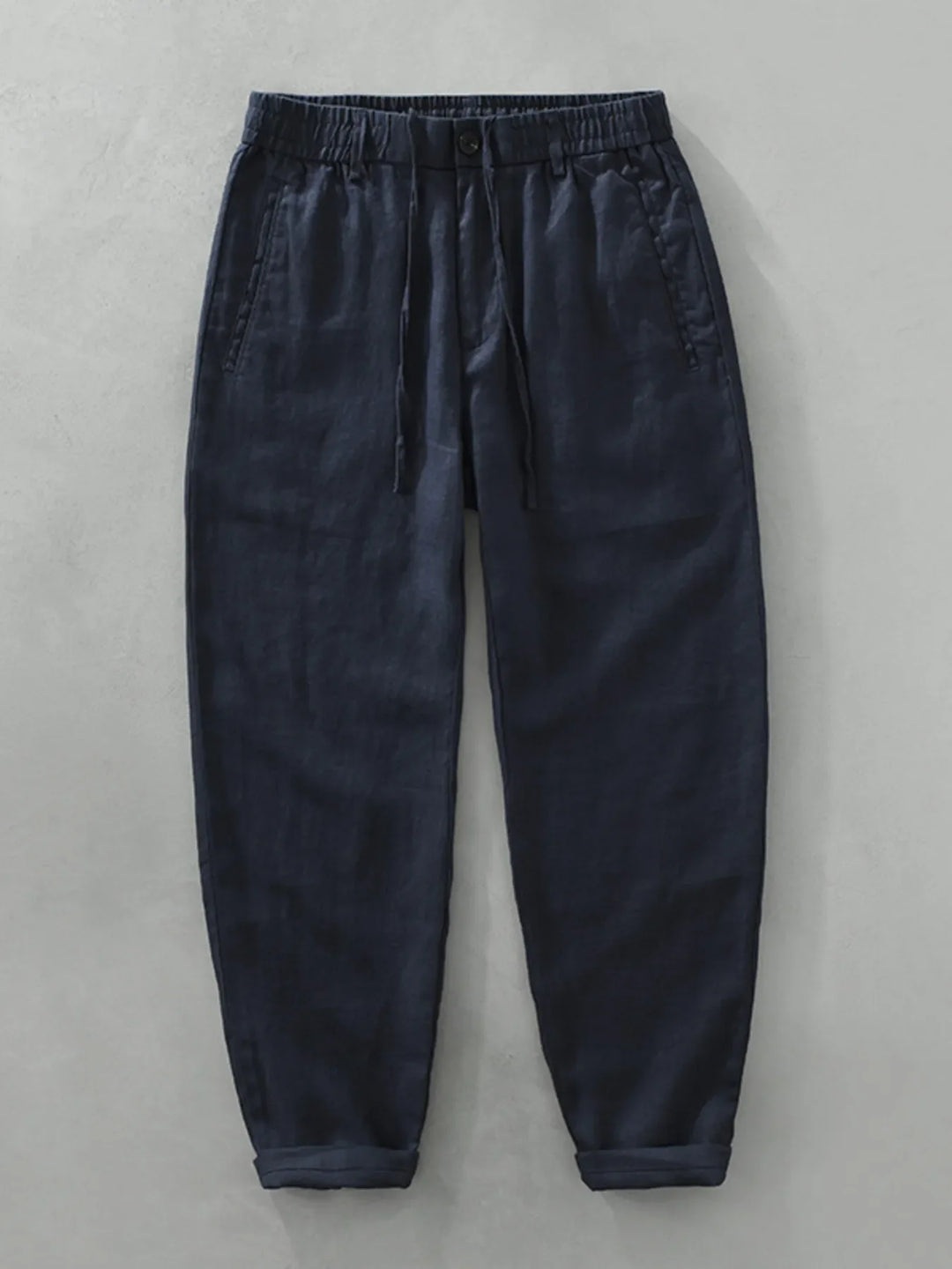 Men's Plus Size Drawstring Wide Leg Pants