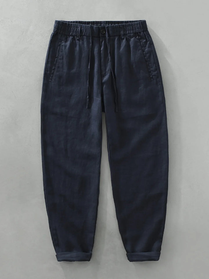 Men's Plus Size Drawstring Wide Leg Pants