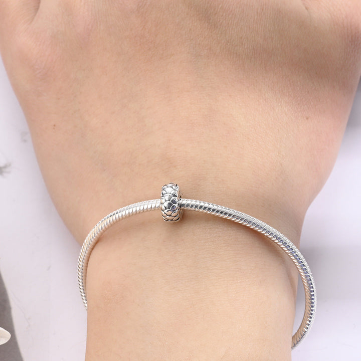 Round Clip-bead DIY Bracelet Accessories, Fashionable Beading Components