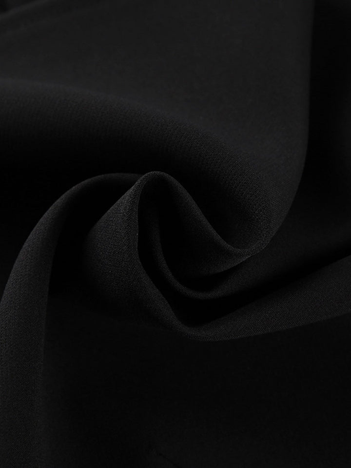 Pleated Detail Tube Mini Dress