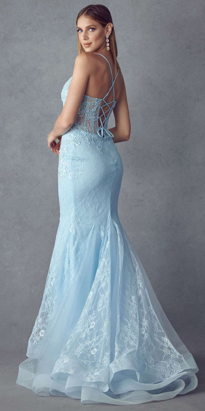 Juliet 250 Embellished Lace Mermaid Dress