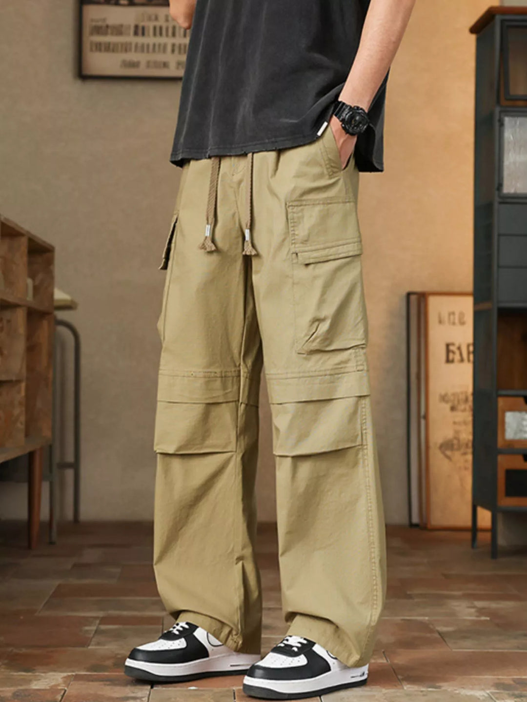 Men's Plus Size Relaxed Fit Cargo Pants