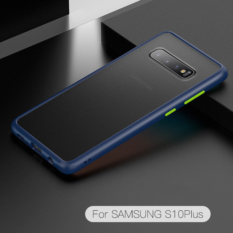New Samsung s10 mobile phone case matte feel silicone drop