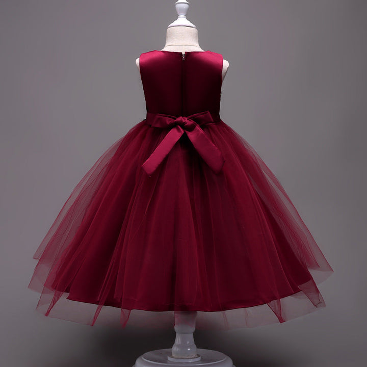 4-15 years embroidered Kids Dress
