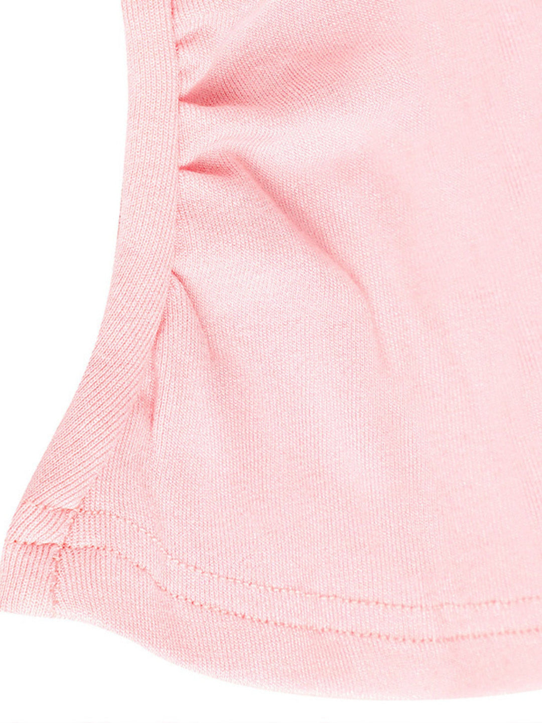Tie-Front Puff Sleeve T-Shirt