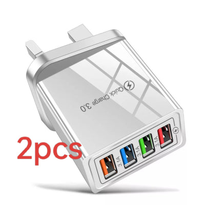 Luminous Color Mobile Phone Charging Head Intelligent 3A