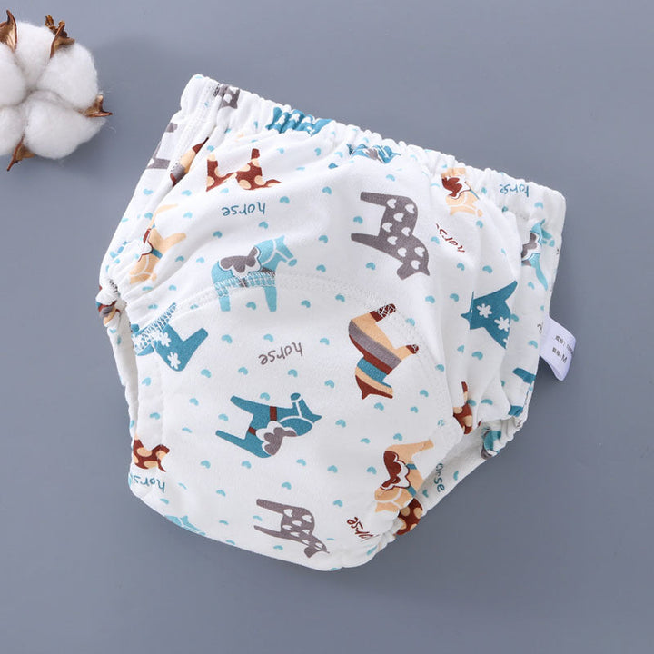 Baby washable 6-layer gauze training pants