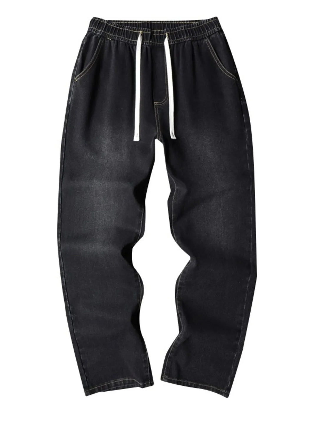 Men's Full Size Wide Leg Wash Jeans Plus Size