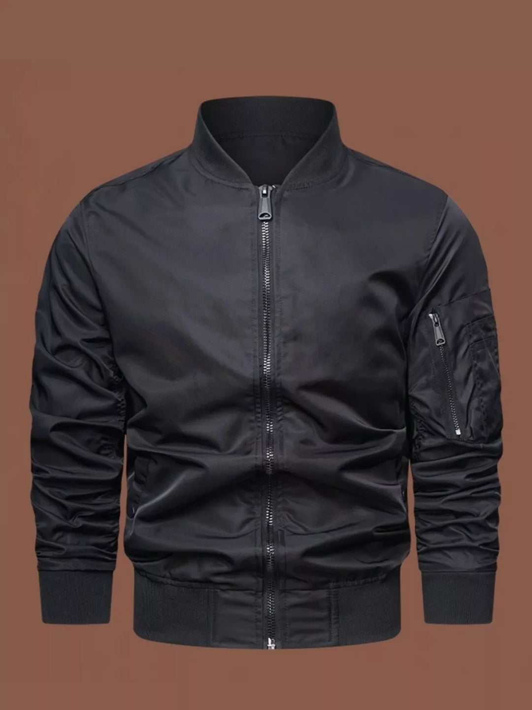 Men's Plus Size Classic Lightweight Bomber Jacket