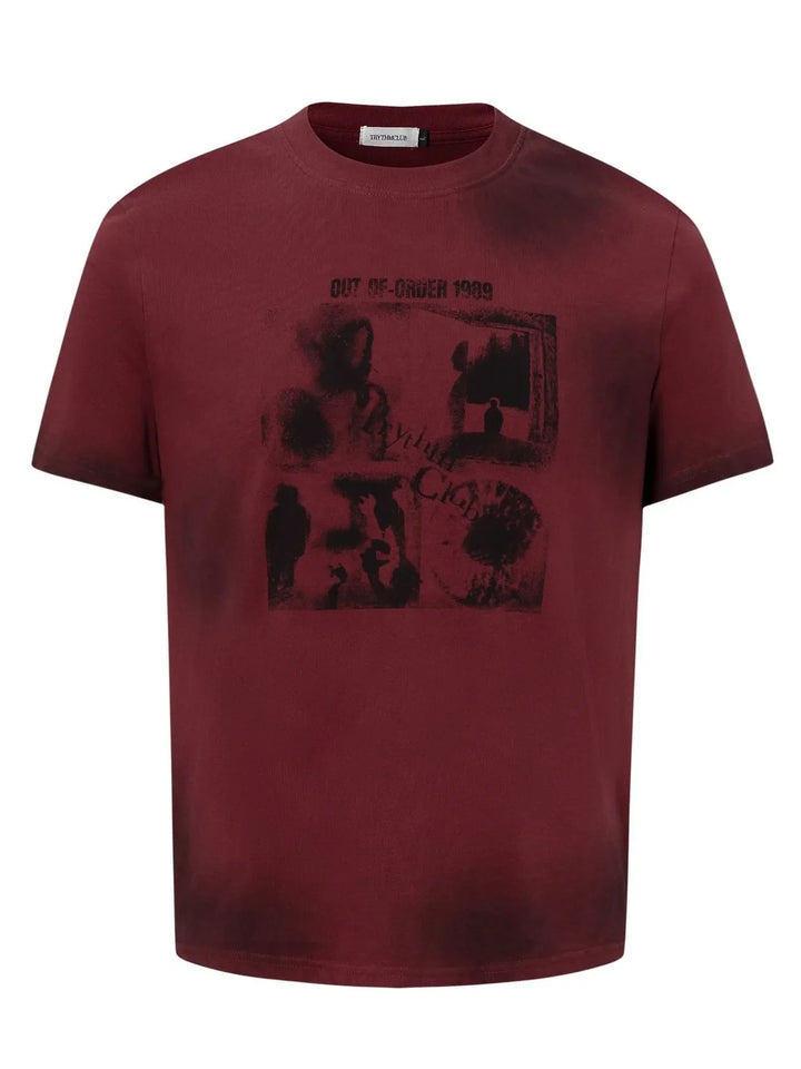 Men's Graphic Round Neck Short Sleeve T-Shirt