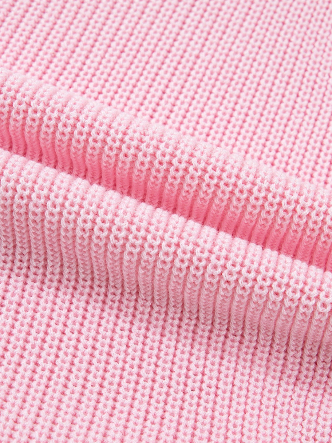 Solid Color Knit V Neck Button Front Sweater Vest