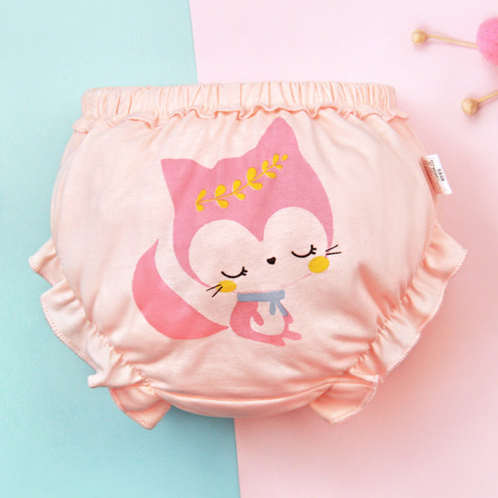 Korean Style Shorts Children's Briefs Girls' Underwear Without Pp