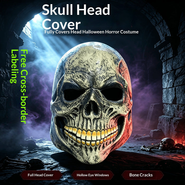 Halloween Skull Mask Soft Silicone Mask