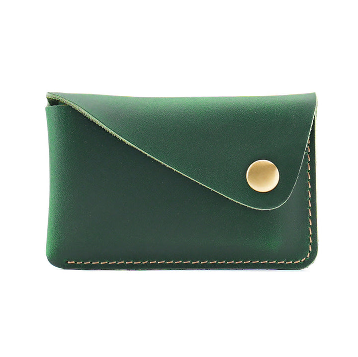 Genuine Leather Card Holder - Slim Multi-Slot Credit Card Organizer for Men and Women