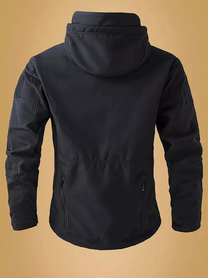 Men's Zip Up Long Sleeve Hooded Jacket