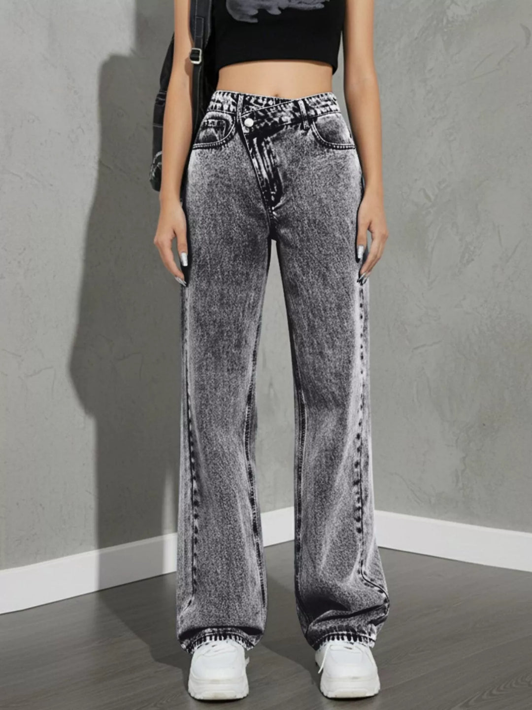 High Waist Wide Leg Jeans