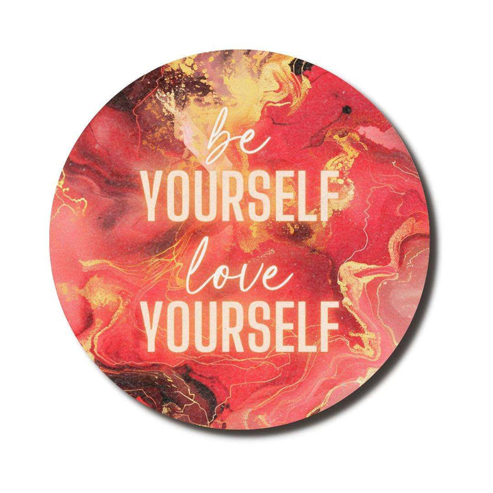 Be Yourself Love Yourself — SoulScript Mouse Pad