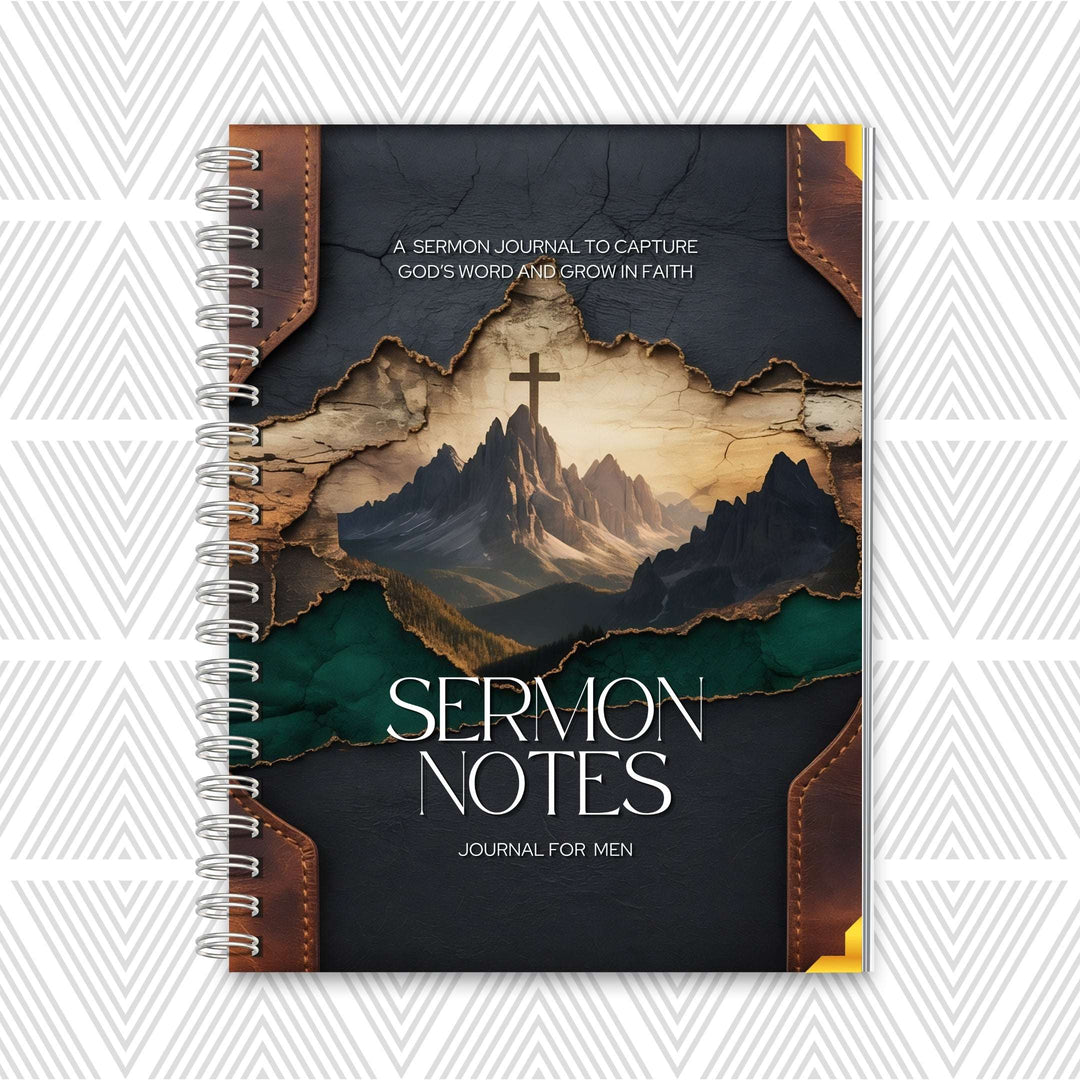 Anchored Notes Sermon Journal for Men