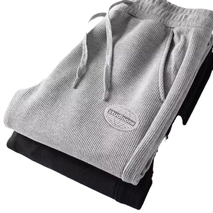 Waffle-structured Sweatpants For Casual And Athletic Wear
