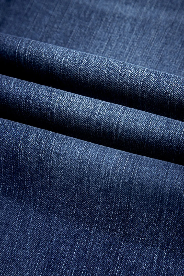 Mineral Wash Raw Hem High Waist Flared Jeans